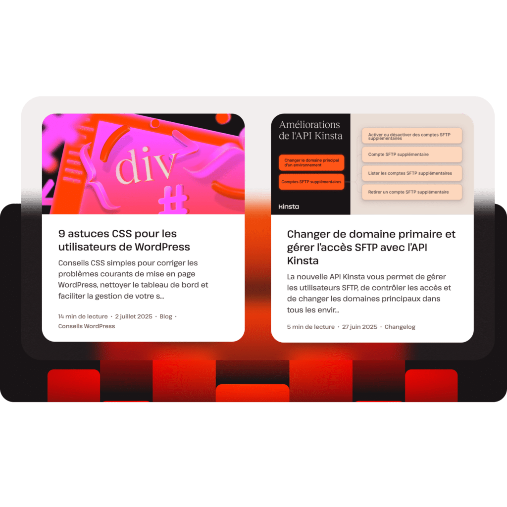 Le site Kinsta en français