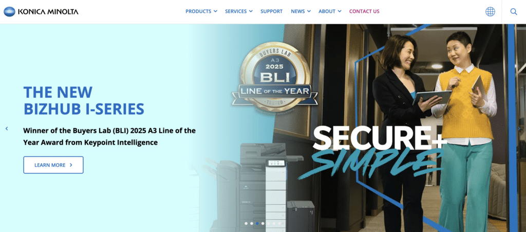 La página de inicio principal