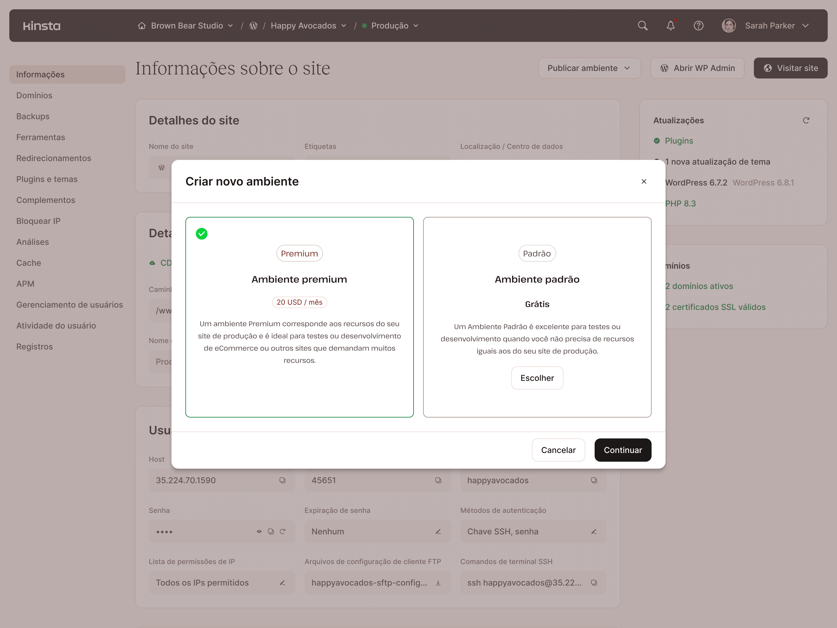 Configuração do ambiente de teste com um clique